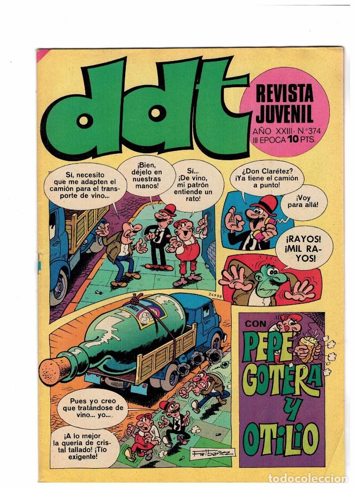 Tebeos: DDT N&ordm; 374 -EXCELENTE- - Foto 1
