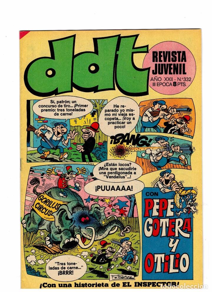 Tebeos: DDT N&ordm; 332  MUY BUENO - Foto 1