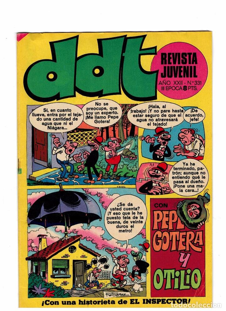 Tebeos: DDT N&ordm; 331  MUY BUENO - Foto 1
