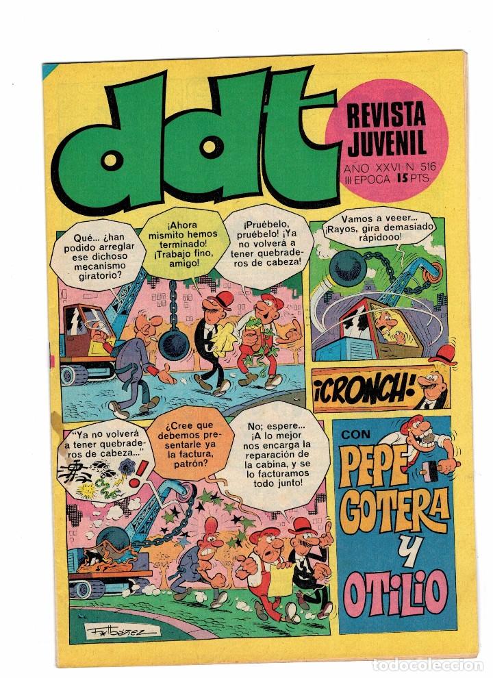 Tebeos: DDT III &Eacute;POCA N&ordm; 516  -EXCELENTE- - Foto 1