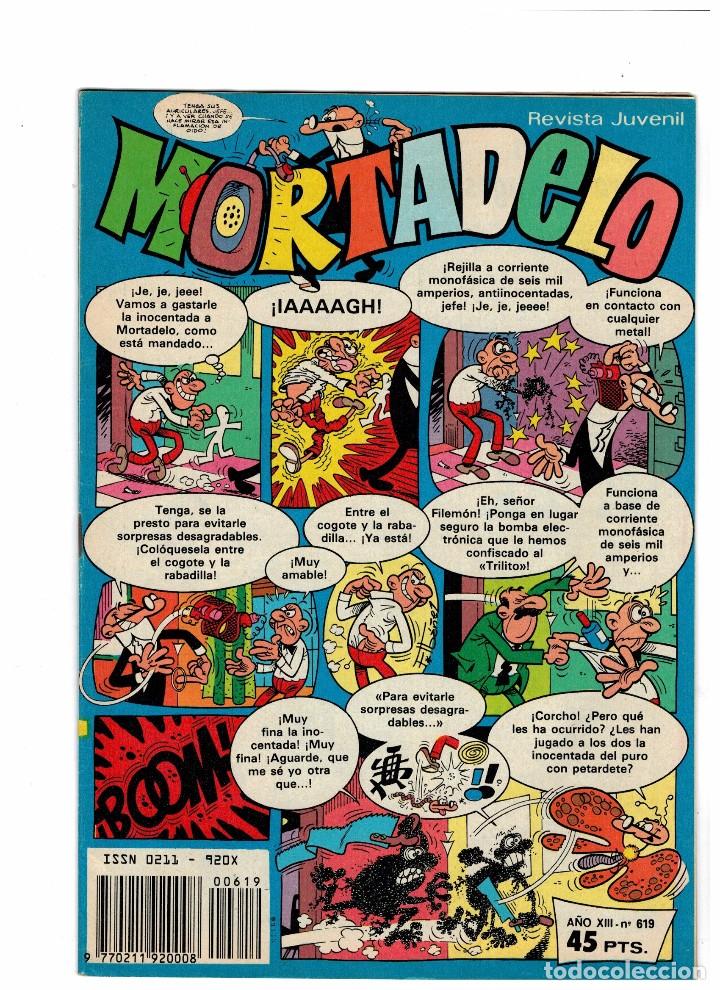 Tebeos: MORTADELO N&ordm; 619   -EXCELENTE- - Foto 1
