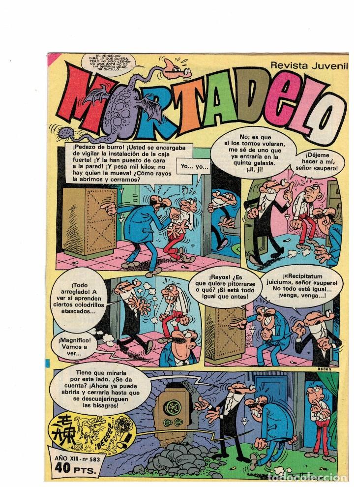 Tebeos: MORTADELO N&ordm; 583    -EXCELENTE- - Foto 1
