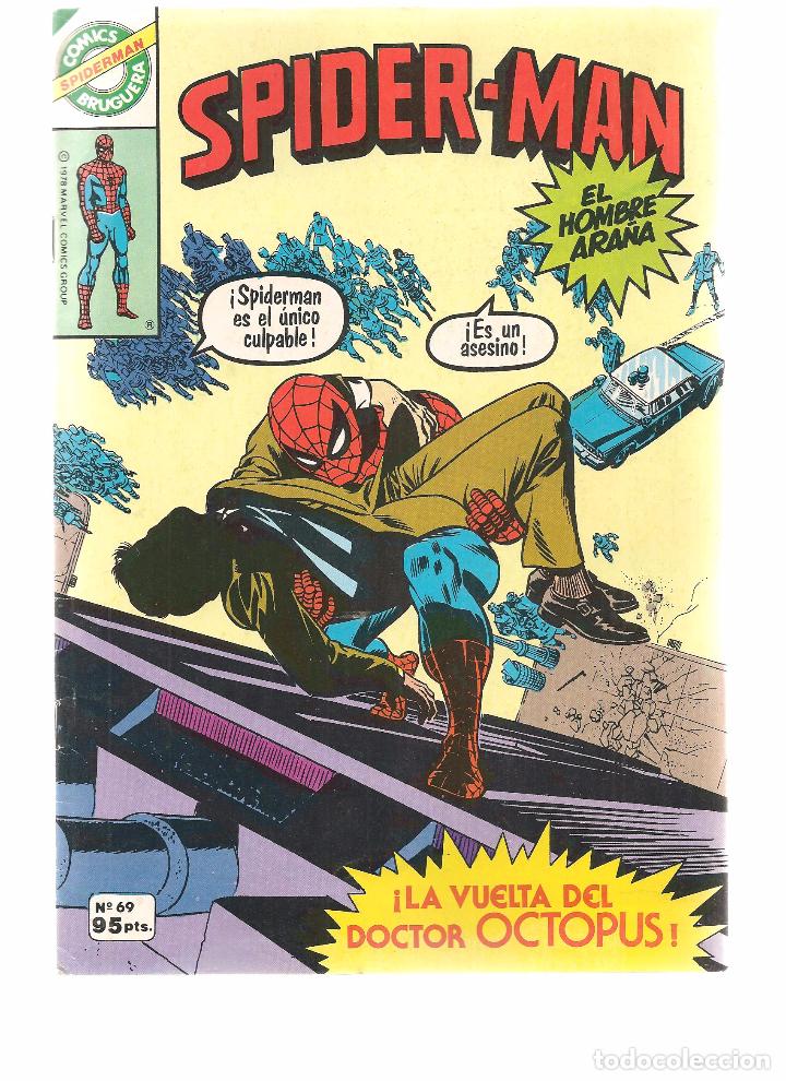 Tebeos: SPIDERMAN. N&ordm; 69. COMICS BRUGUERA. (C/A55) - Foto 1