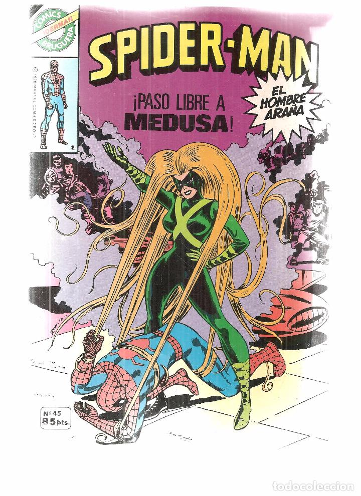 Tebeos: SPIDERMAN. N&ordm; 45. COMICS BRUGUERA. (C/A55) - Foto 1