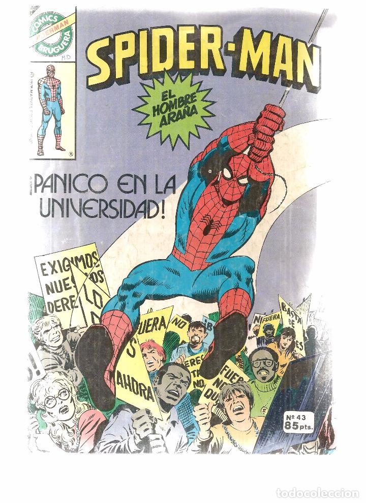 Tebeos: SPIDERMAN. N&ordm; 43. COMICS BRUGUERA. (C/A55) - Foto 1