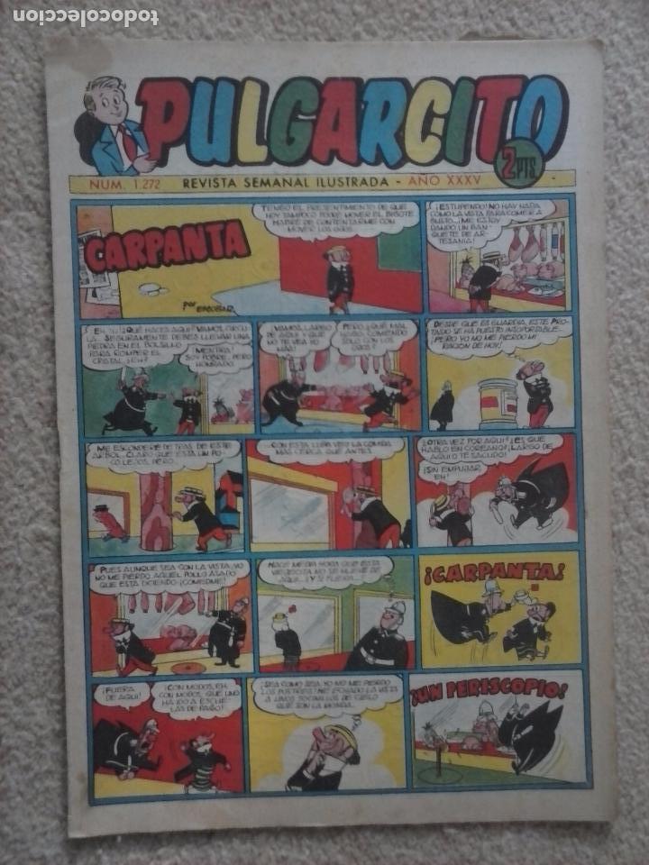 Tebeos: PULGARCITO N&ordm; 1272 CON INSPECTOR DAN - Foto 1