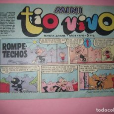 Tebeos: TEBEO - COMIC - MINI TIO VIVO - AÑO I - Nº 19 - EDITORIAL BRUGUERA - AÑO 1975 - PERFECTO ESTADO VER. Lote 102936079