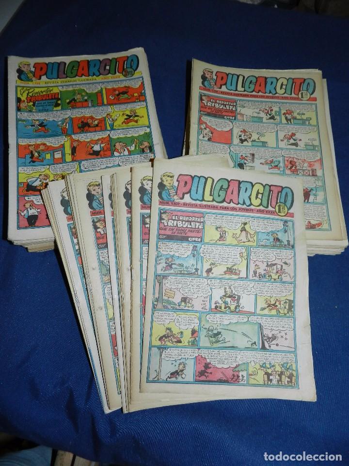 (M9) PULGARCITO 1952 - LOTE DE 196 NUM. DEL NUM 1107 AL 1303 , EDT BRUGUERA, (Tebeos y Comics - Bruguera - Pulgarcito)