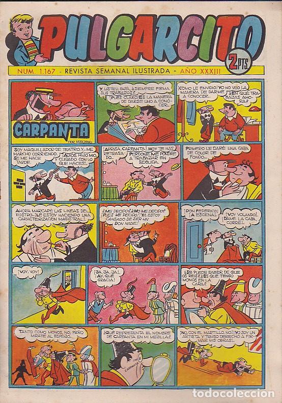 Tebeos: COMIC COLECCION PULGARCITO N&ordm; 1167 - Foto 1