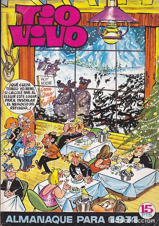 Tebeos: COMIC TIO VIVO ALMANAQUE 1971 - Foto 1