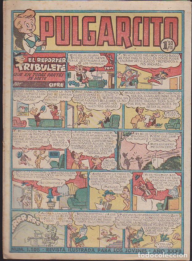 Tebeos: COMIC COLECCION PULGARCITO 1105 - Foto 1