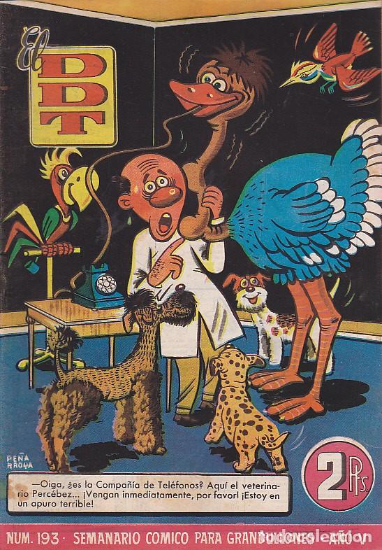 Tebeos: COMIC COLECCION DDT N&ordm; 193 - Foto 1