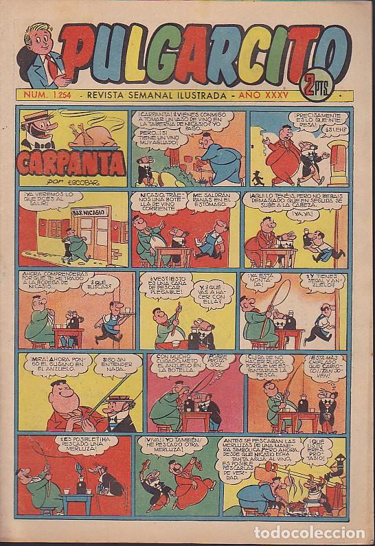 Tebeos: COMIC COLECCION PULGARCITO N&ordm; 1254 - Foto 1