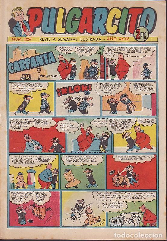 Tebeos: comic coleccion pulgarcito n&ordm; 1267 - Foto 1