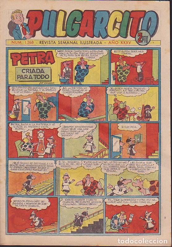 Tebeos: comic coleccion pulgarcito n&ordm; 1268 - Foto 1