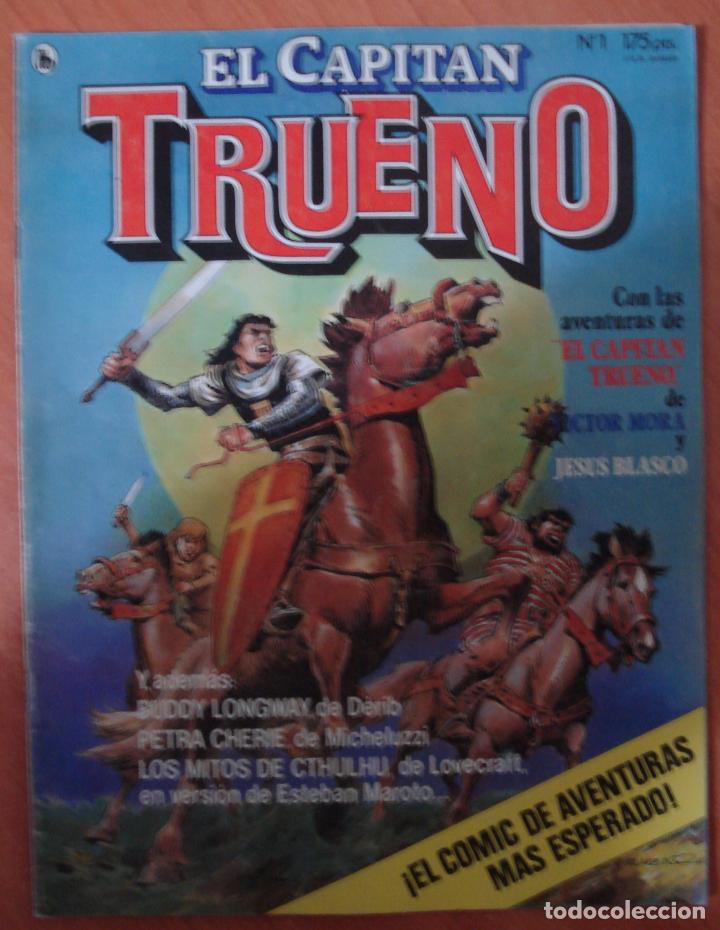 Tebeos: EL CAPITAN TRUENO. Revista 1986. Nº 1. Jesús Blasco y Victor Mora. Editorial Bruguera. - Foto 1 - 110095839