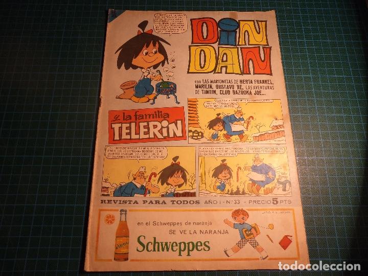 Tebeos: din dan. n&ordm; 33. bruguera. (m-5) - Foto 1