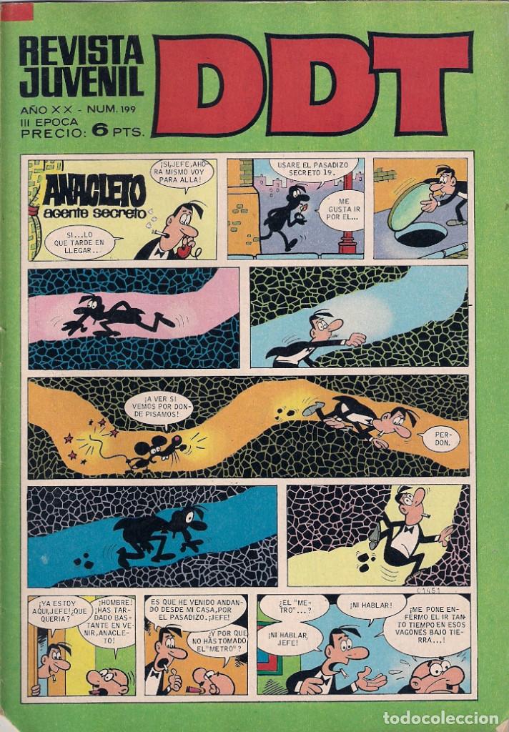 Tebeos: DDT 3&ordf; &eacute;poca. n&ordm; 199 - Foto 1