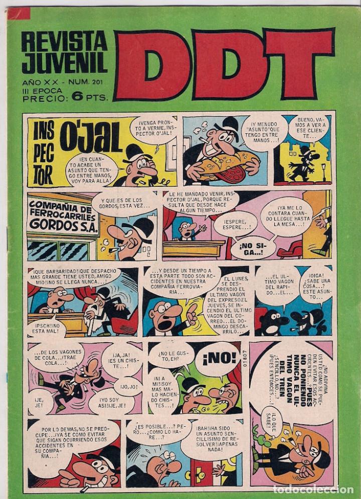 Tebeos: DDT 3&ordf; &eacute;poca. n&ordm; 201 - Foto 1
