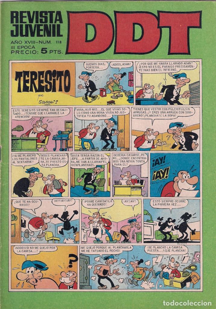 Tebeos: DDT 3&ordf; &eacute;poca. n&ordm; 118 - Foto 1
