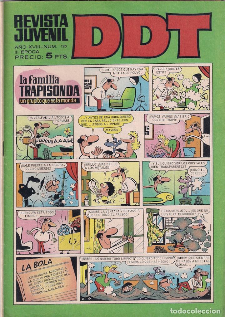 Tebeos: DDT 3&ordf; &eacute;poca. n&ordm; 120 - Foto 1
