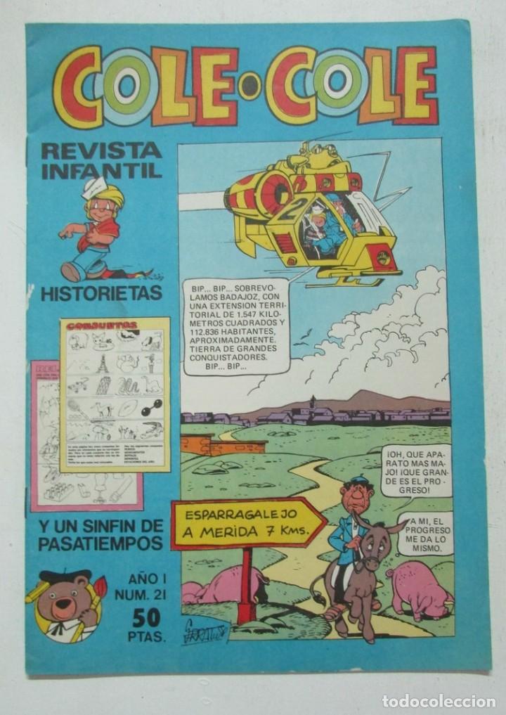 BDs: COLE - COLE. N&ordm; 21. REVISTA INFANTIL. BRUGUERA 1983.