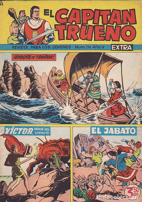Tebeos: COMIC COLECCION EL CAPITAN TRUENO EXTRA N&ordm; 216 - Foto 1