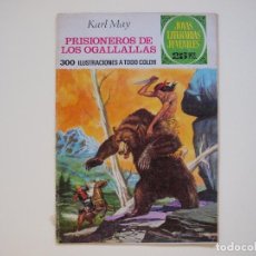 Tebeos: KARL MAY. PRISIONEROS DE LOS OGALLALLAS Nº 163 - 1ª EDICION - JOYAS LITERARIAS JUVENILES