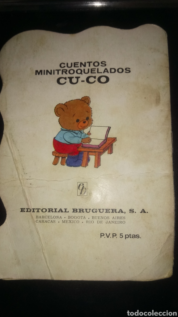 Tebeos: CUENTO MINI TROQUELADO CU-CO. EDITORIAL BRUGUERA. 1969. - Foto 2
