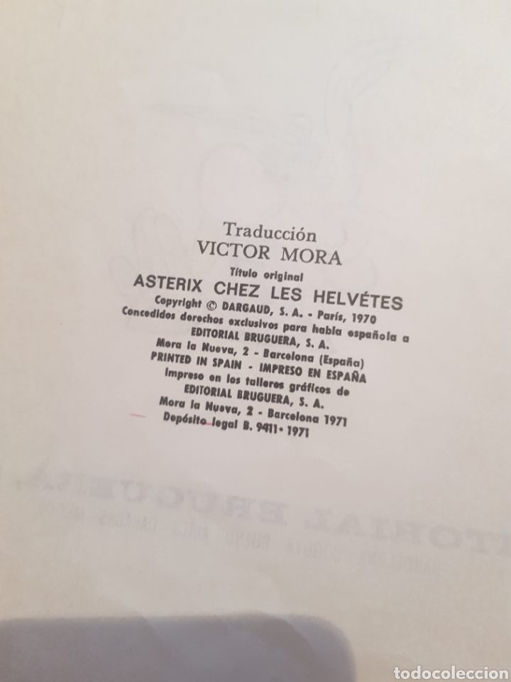 Tebeos: Asterix en Helvecia primera edici&oacute;n - Foto 2