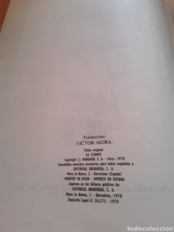 Tebeos: Asterix la ciza&ntilde;a primera edici&oacute;n 1970 - Foto 2