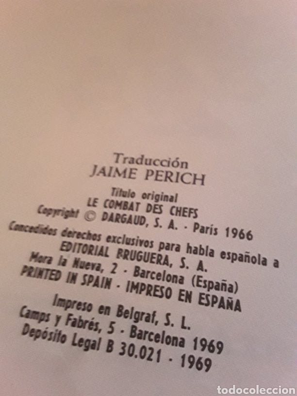 Tebeos: Asterix el combate de los jefes 1969 - Foto 3