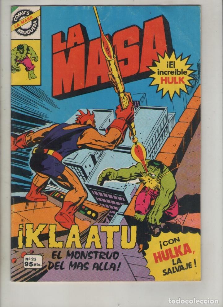 Tebeos: la masa-a&ntilde;o 1981-bruguera-color-formato grapa-n&ordm; 25-klaatu
