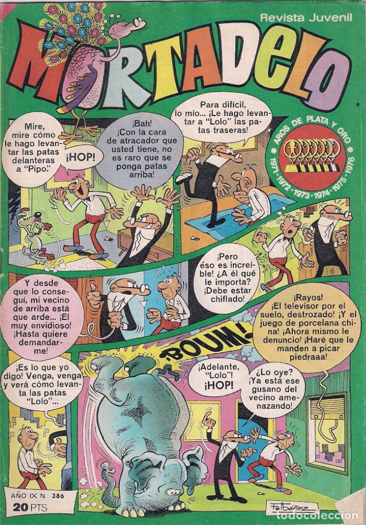 Tebeos: Mortadelo semanal n&ordm; 386 - Foto 1