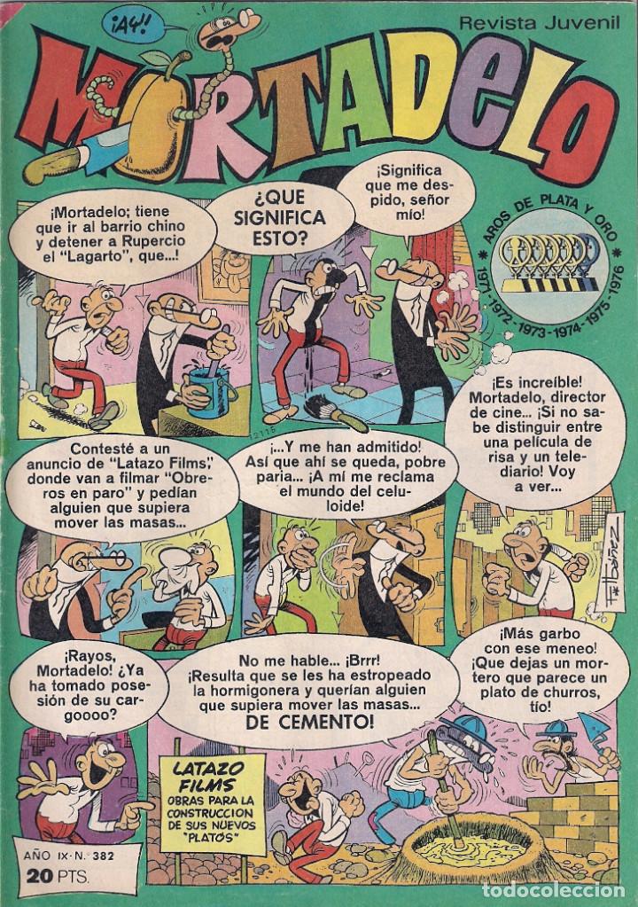 Tebeos: Mortadelo semanal n&ordm; 382 - Foto 1