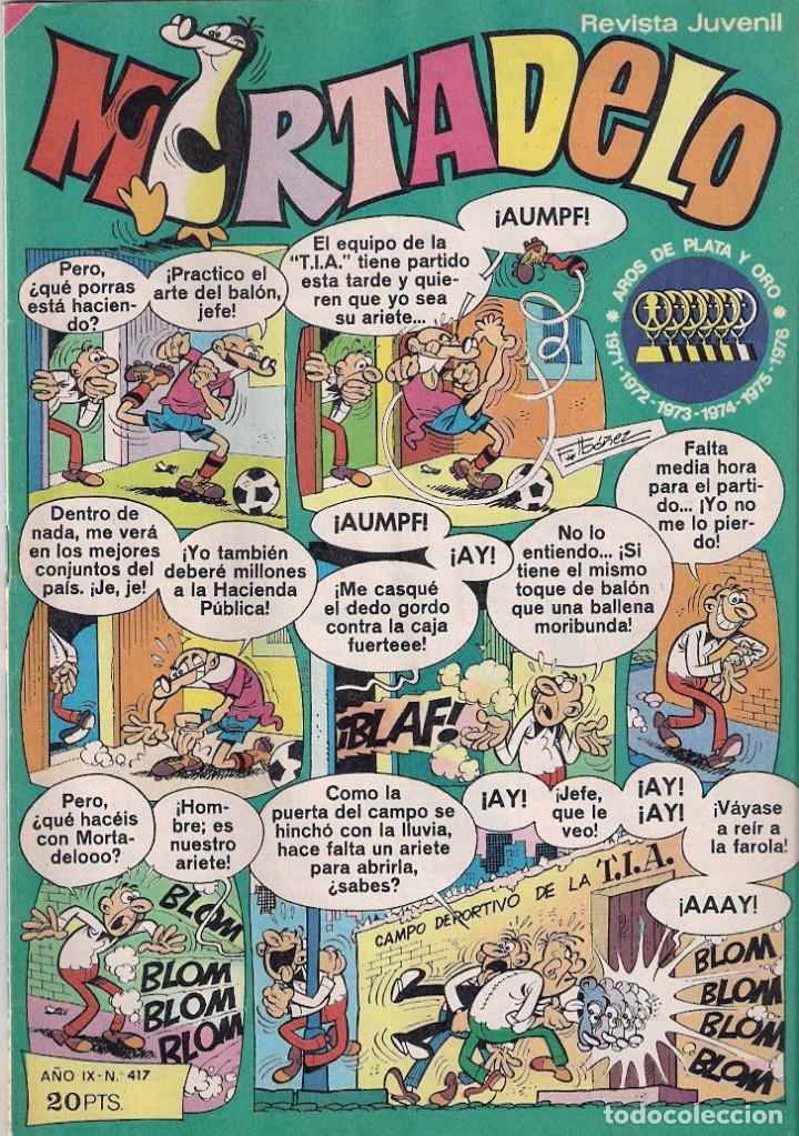 Tebeos: Mortadelo semanal n&ordm; 417 - Foto 1