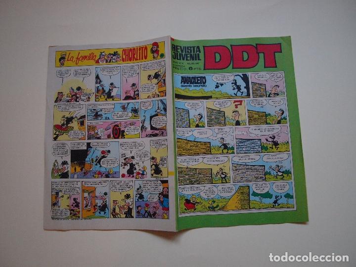 DDT - REVISTA JUVENIL Nº 197 - III EPOCA - 6 PTS - EDITORIAL BRUGUERA 1971 (Tebeos y Comics - Bruguera - DDT)