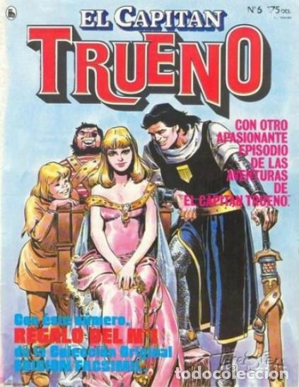 Tebeos: EL CAPIT&Aacute;N TRUENO-REVISTA JUVENIL- N&ordm; 6 -J. BLASCO-MAROTO-MICHELUZZI-J.REDONDO-1986-BUENO-LEA-9027