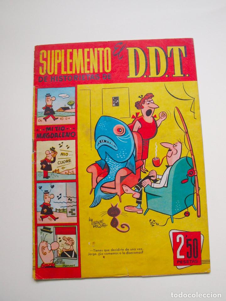 SUPLEMENTO DE HISTORIETAS DE DDT - Nº 22 - 2,5 PTS. EDITORIAL BRUGUERA 1959 (Tebeos y Comics - Bruguera - DDT)
