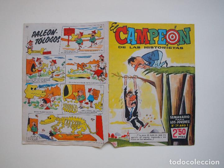 Tebeos: EL CAMPEON Nº 24 - SEMANARIO PARA LOS JOVENES - AÑO I - 2,5 PTS. EDITORIAL BRUGUERA 1960 - Foto 1 - 127460311