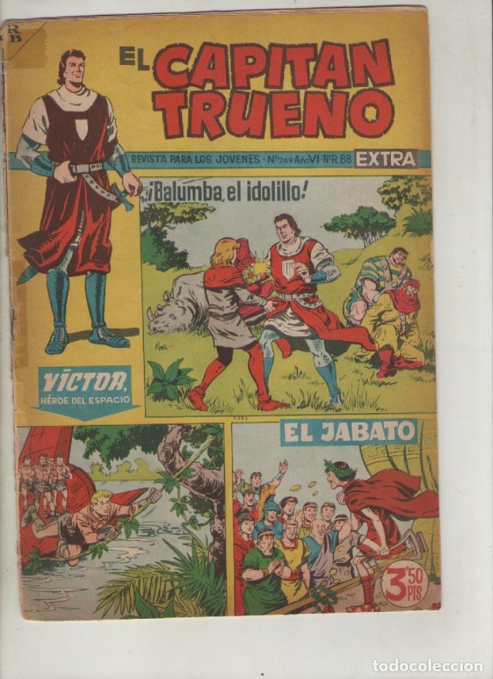 Tebeos: el capitan trueno-revista extra-a&ntilde;o 1964-b/n-bruguera-formato grapa-n&ordm; 269-balumba el idolillo