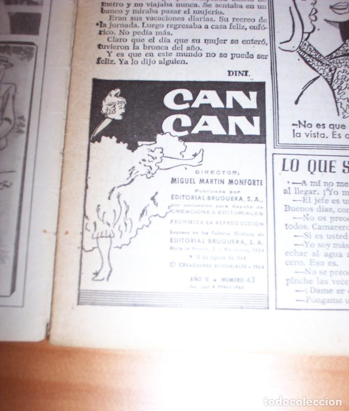Tebeos: CAN CAN - N&Uacute;MERO 43 - A&Ntilde;O 1964 - Foto 3