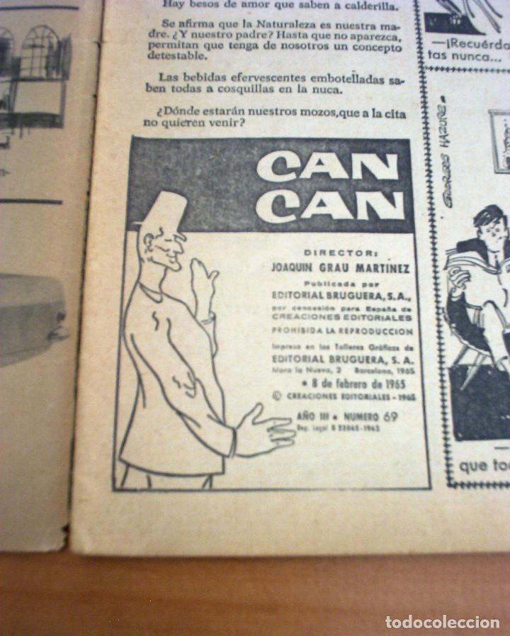 Tebeos: CAN CAN - N&Uacute;MERO 69 - A&Ntilde;O 1965 - Foto 3