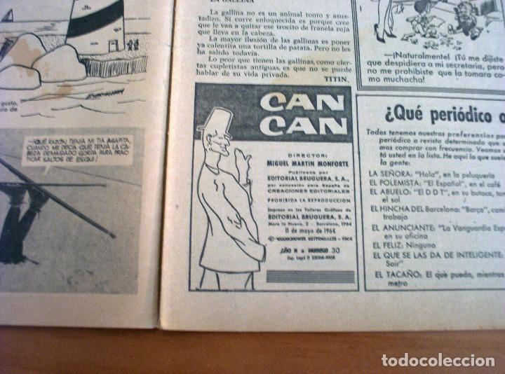 Tebeos: CAN CAN - N&Uacute;MERO 30 - A&Ntilde;O 1964 - Foto 3