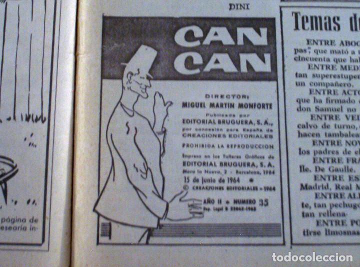 Tebeos: CAN CAN - N&Uacute;MERO 35 - A&Ntilde;O 1964 - Foto 3