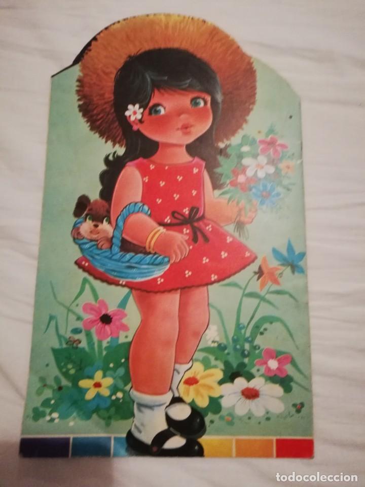 Tebeos: CUENTO L A FLORISTA TROQUELADO DE 1969 - Foto 4