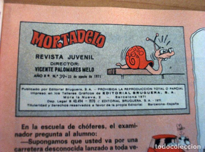Tebeos: MORTADELO - N&Uacute;MERO 39 - A&Ntilde;O 1971 - Foto 3