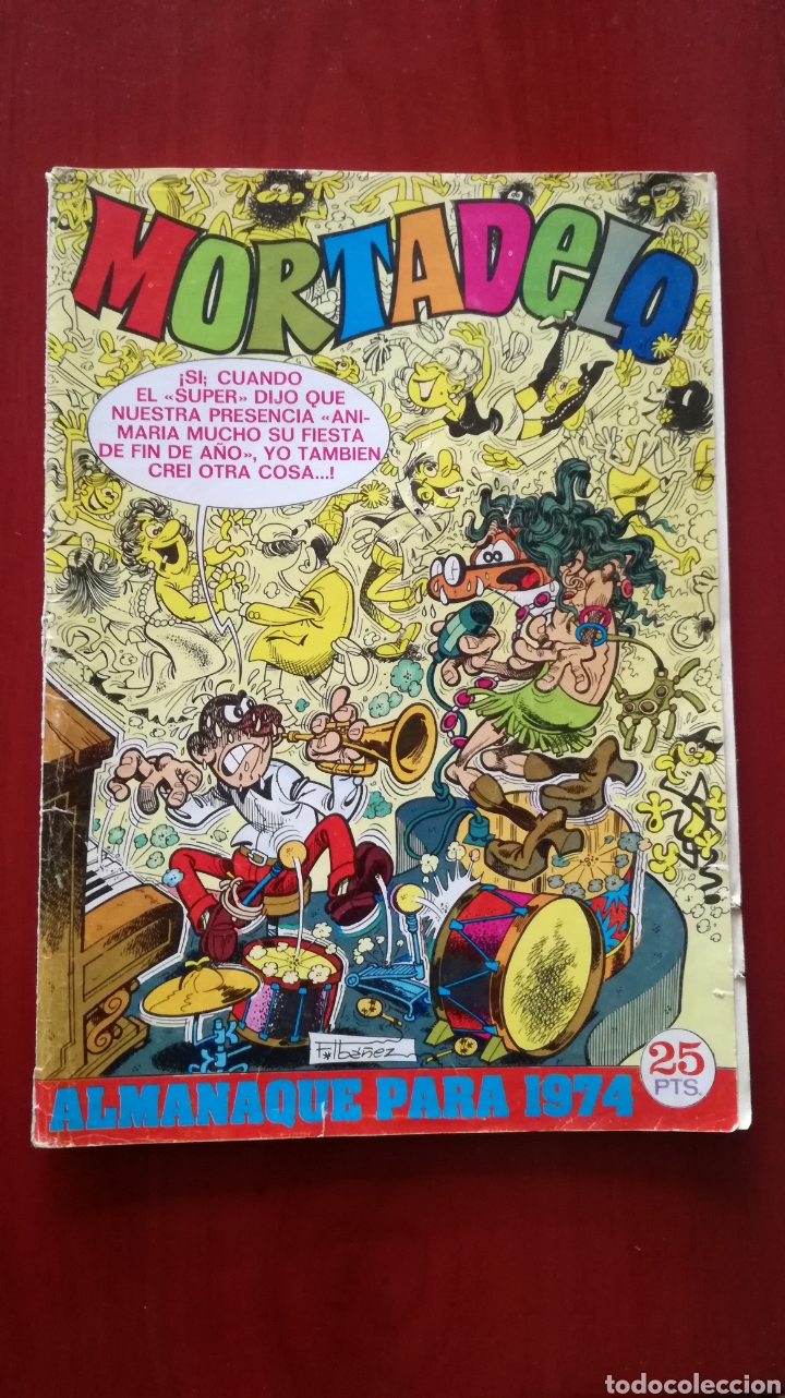 Tebeos: MORTADELO ALMANAQUE 1974 - Foto 1