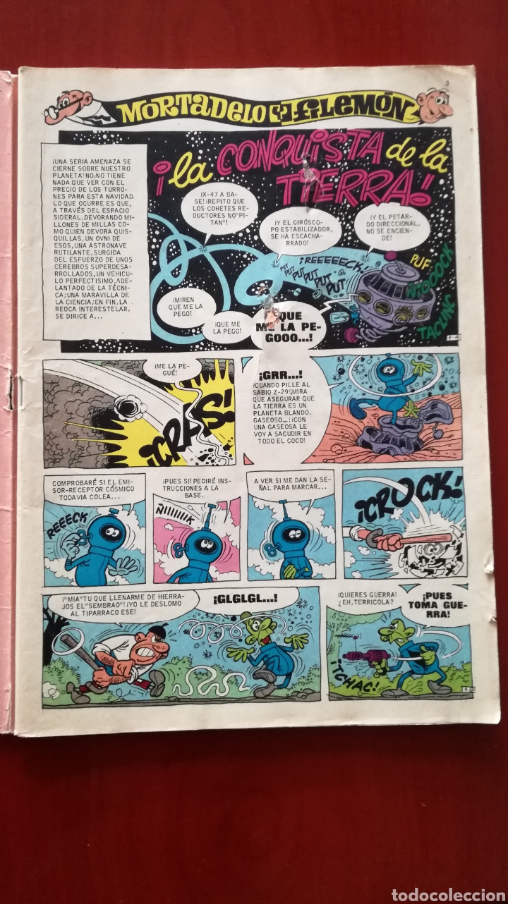 Tebeos: MORTADELO ALMANAQUE 1974 - Foto 2