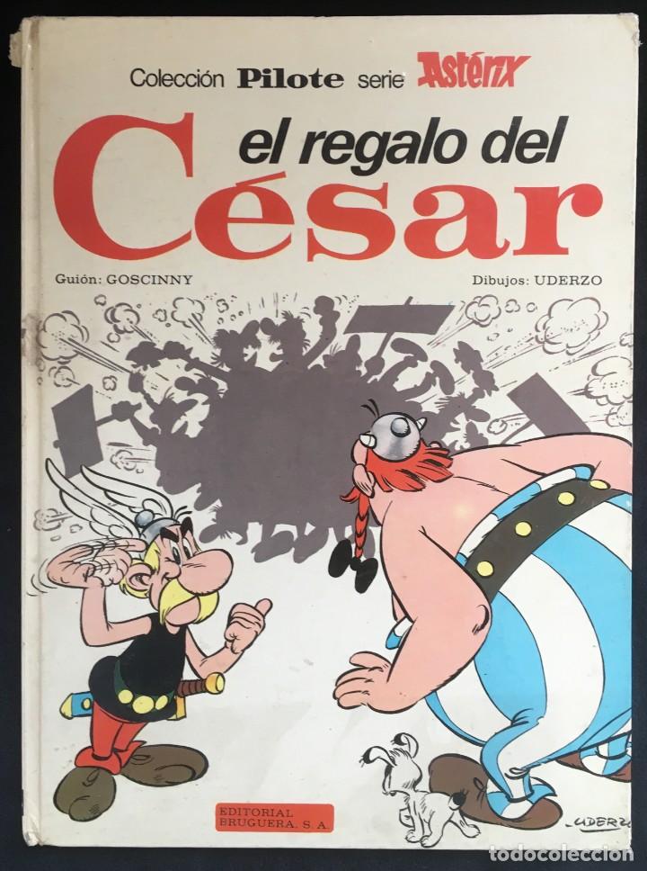 Tebeos: ASTERIX, EN EL REGALO DEL CESAR, DE EDITORIAL BRUGUERA - Foto 1